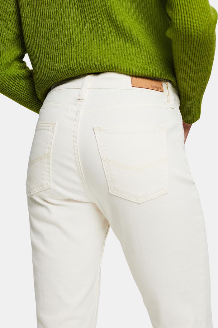 Bootcut-jeans med høj talje, OFF WHITE, detail image number 3
