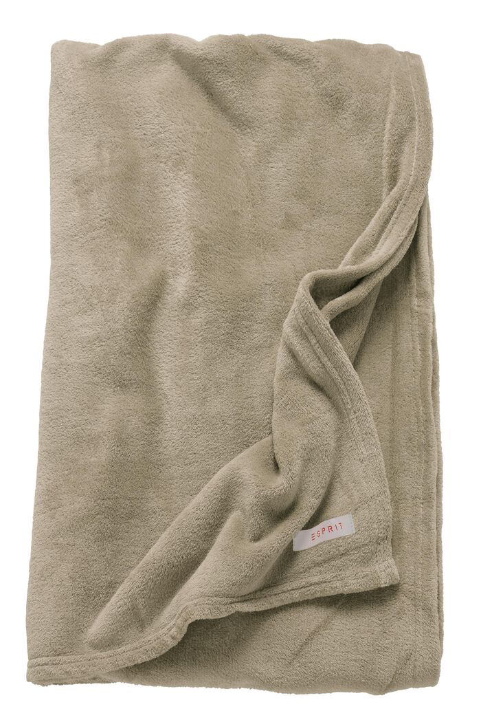 Fleece-plaid, BEIGE, detail image number 2