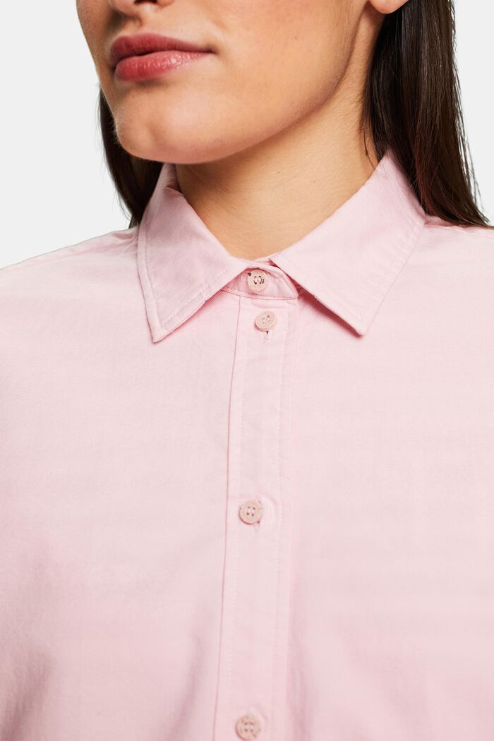 Oxford-skjortebluse, PASTEL PINK, detail image number 3