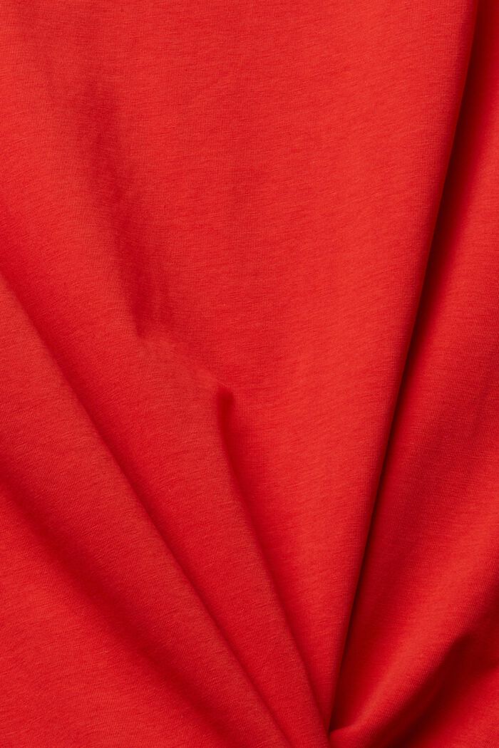 T-shirt med 3/4-lange ærmer, ORANGE RED, detail image number 5