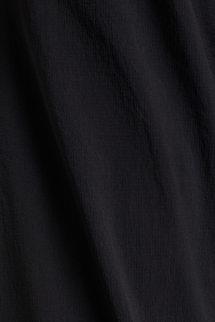 Joggingbukser med vaffel-tekstur, BLACK, detail image number 6