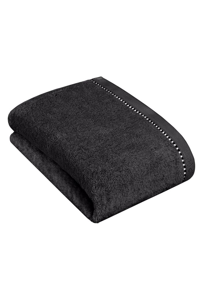 Med TENCEL™: Håndklædeserie af frotté, BLACK, detail image number 2