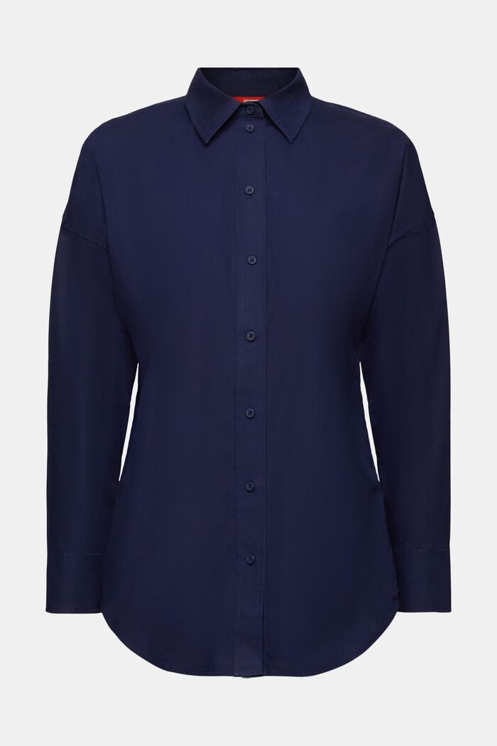 Oversized skjortebluse, DARK BLUE, detail image number 6