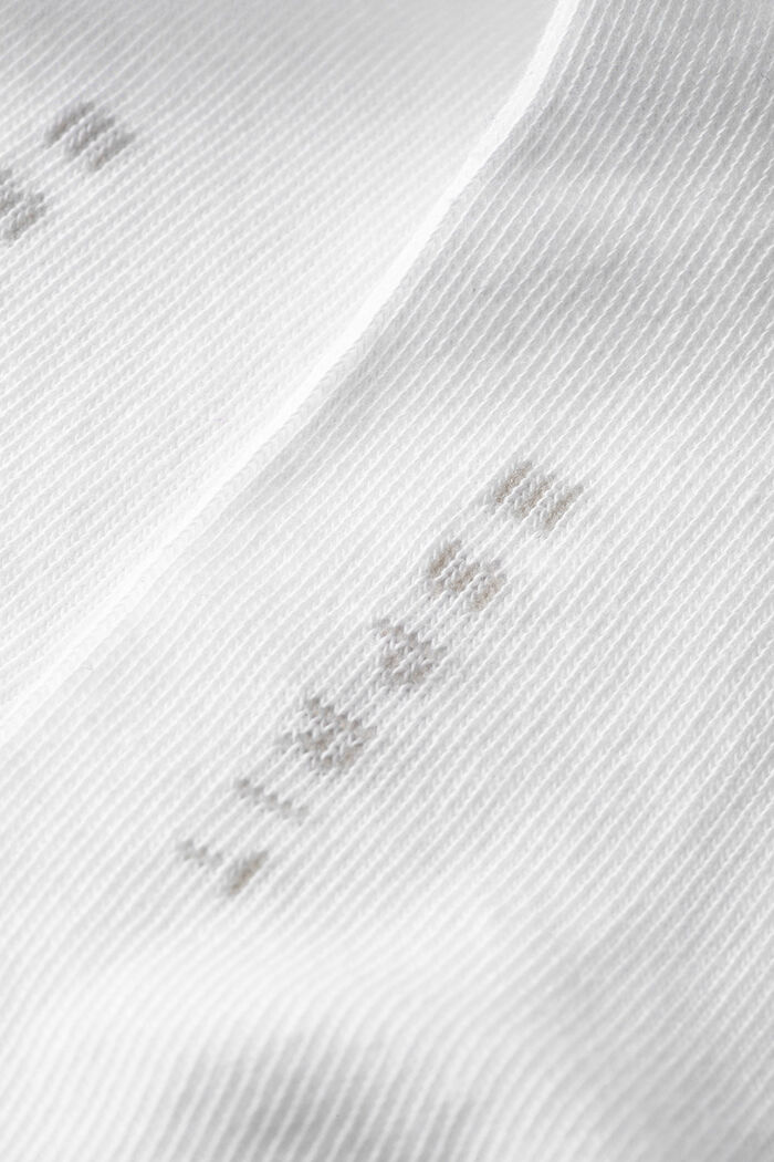Pakke med 5 par sokker i bomuldsmiks, WHITE, detail image number 1