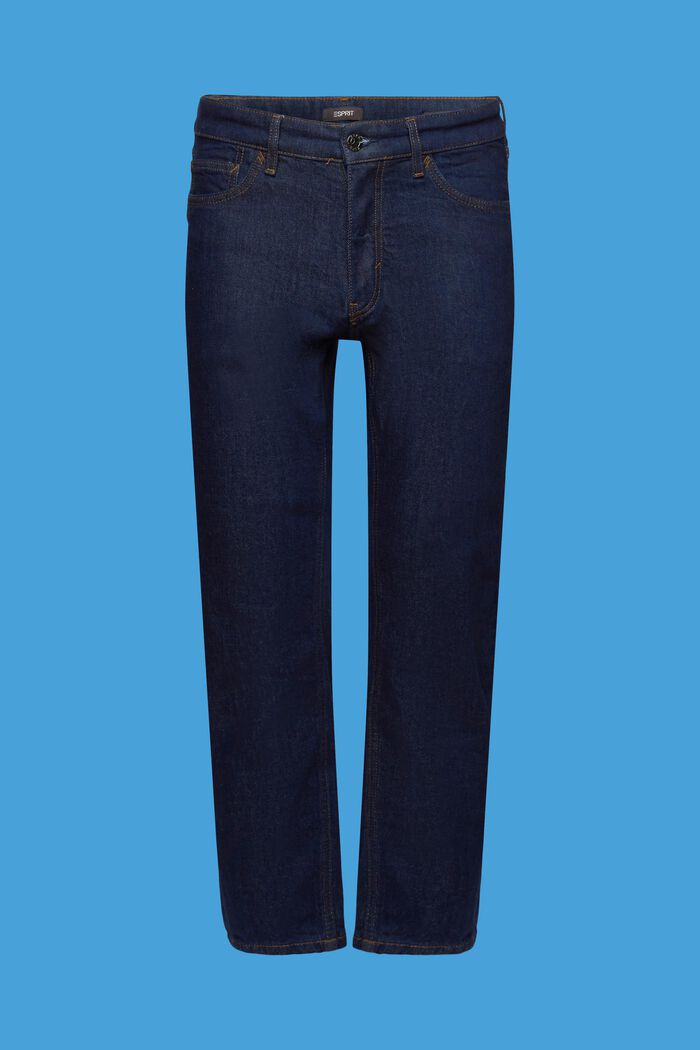 Jeans i en afslappet slim fit-pasform, BLUE RINSE, detail image number 6