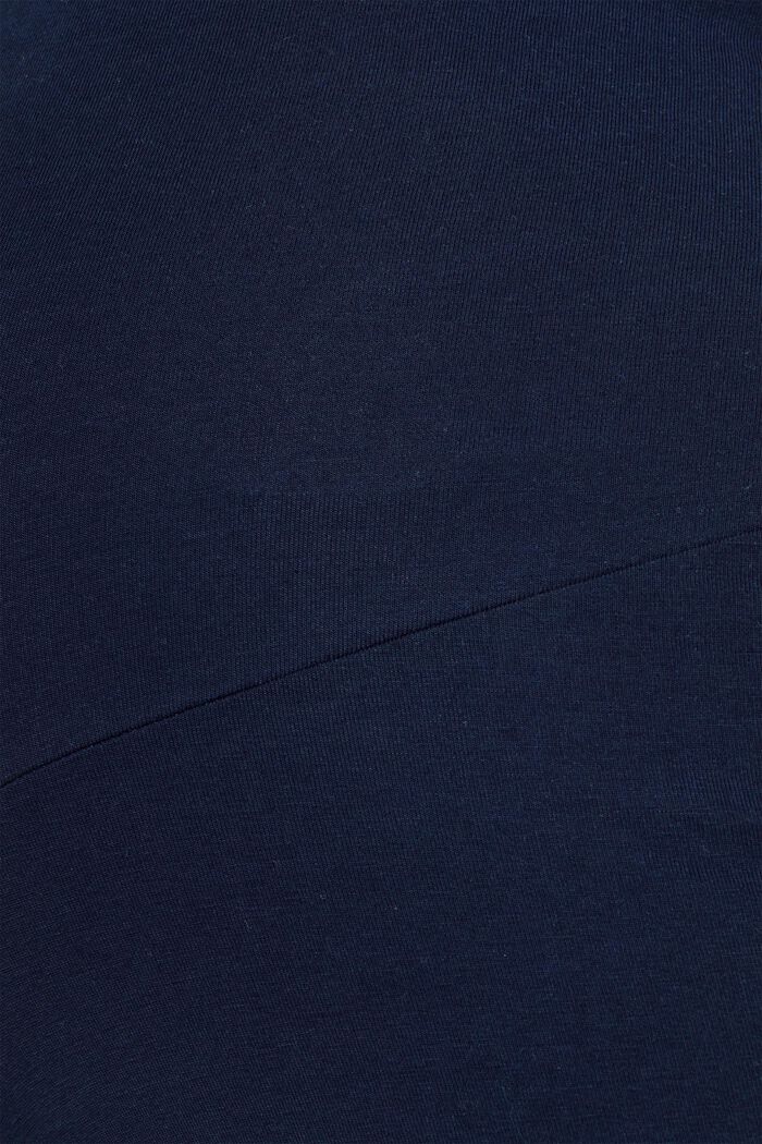 Jerseybukser med høj talje, NIGHT BLUE, detail image number 1