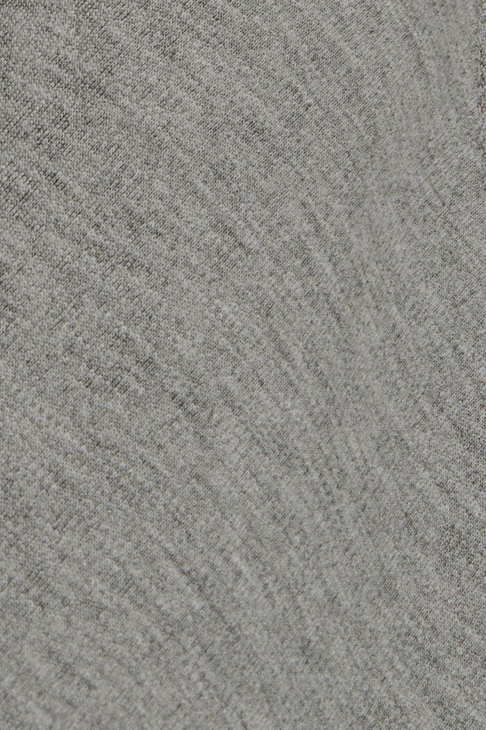 Sweatcardigan af økologisk bomuldsblanding, MEDIUM GREY, detail image number 4