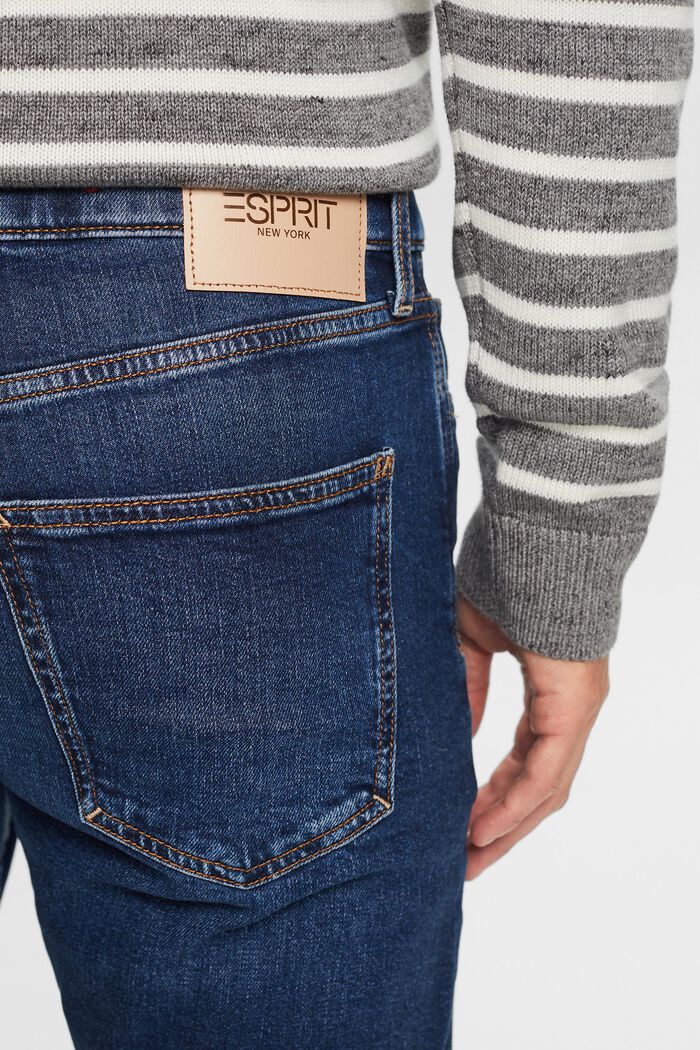 Genanvendt: Slim jeans, BLUE DARK WASHED, detail image number 4
