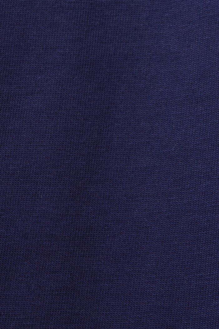 Jersey-T-shirt med print, DARK BLUE, detail image number 4