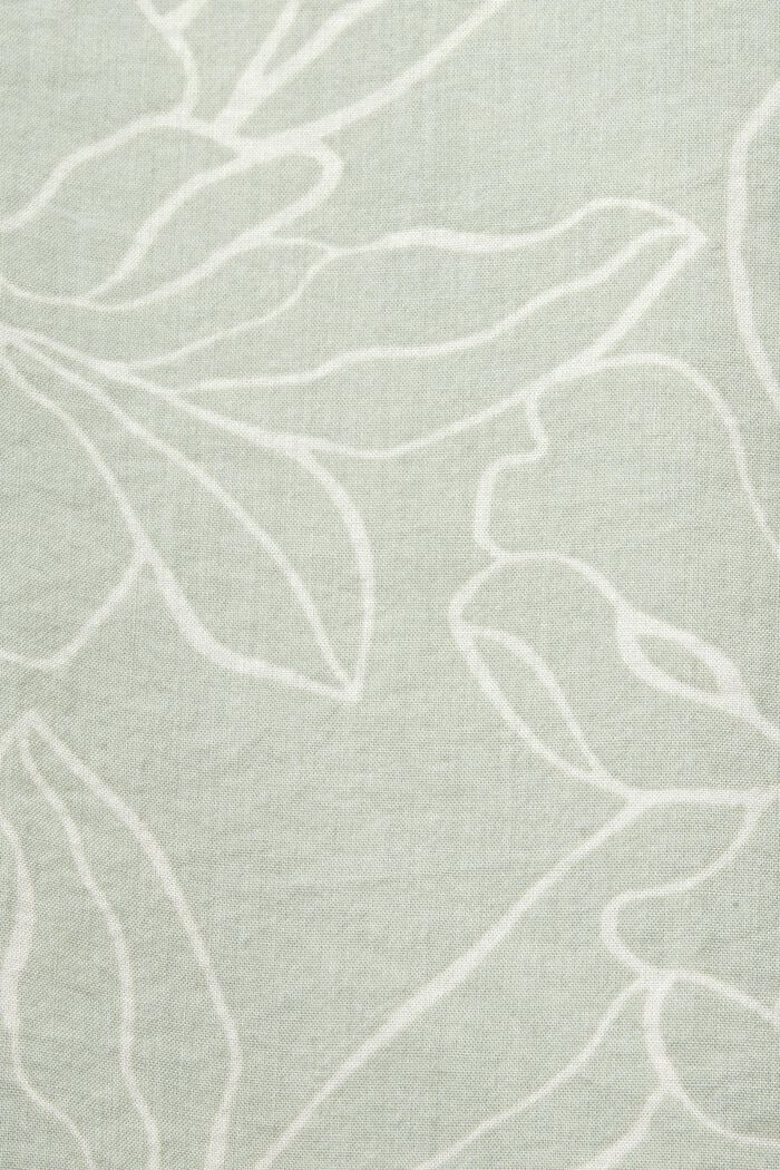 Mønstret skjorte med korte ærmer, PASTEL GREEN, detail image number 4