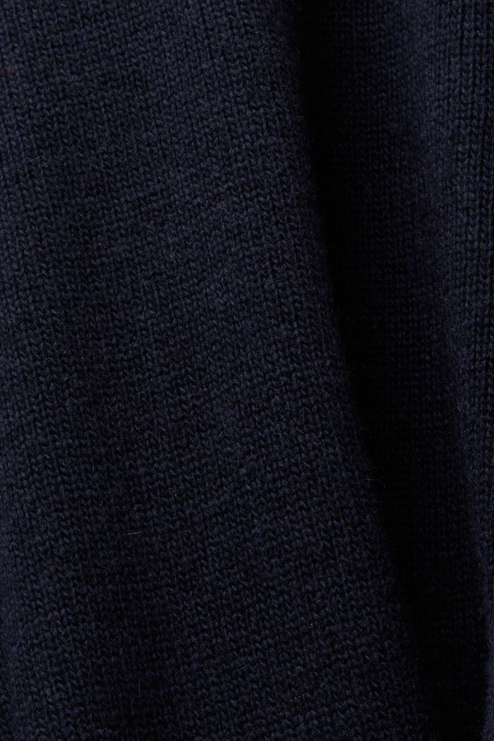 Striksweater med rund hals, NAVY, detail image number 5