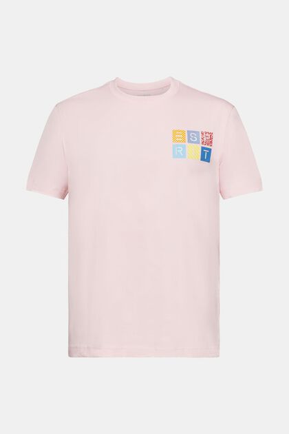 T-shirt i bomuldsjersey med logo