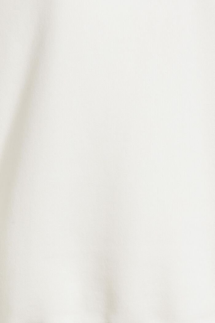 Unisex hættetrøje i fleece med logo, OFF WHITE, detail image number 7