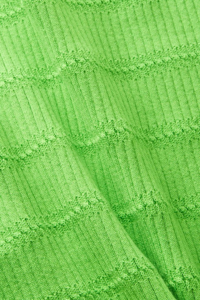 Sweater-tanktop med V-hals, NEW CITRUS GREEN, detail image number 4