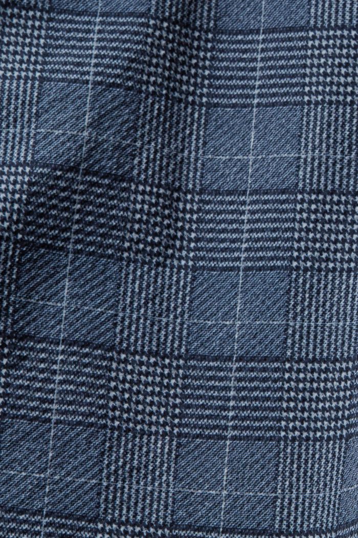 Ternet jakke med hætte og lynlås, NAVY, detail image number 5