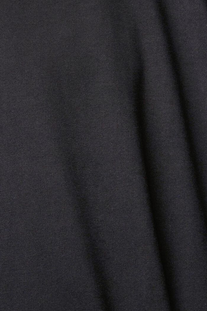 Lang sweatkjole med hætte, BLACK, detail image number 1