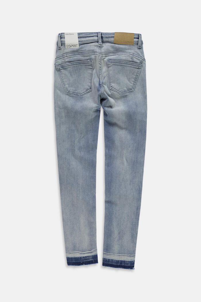 Jeans med justerbar livvidde, BLUE BLEACHED, detail image number 1