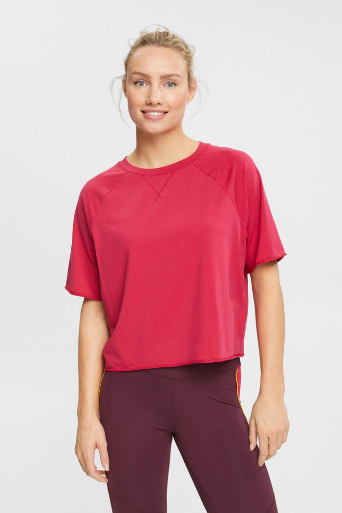 Boxy fit T-shirt, CHERRY RED, detail image number 0