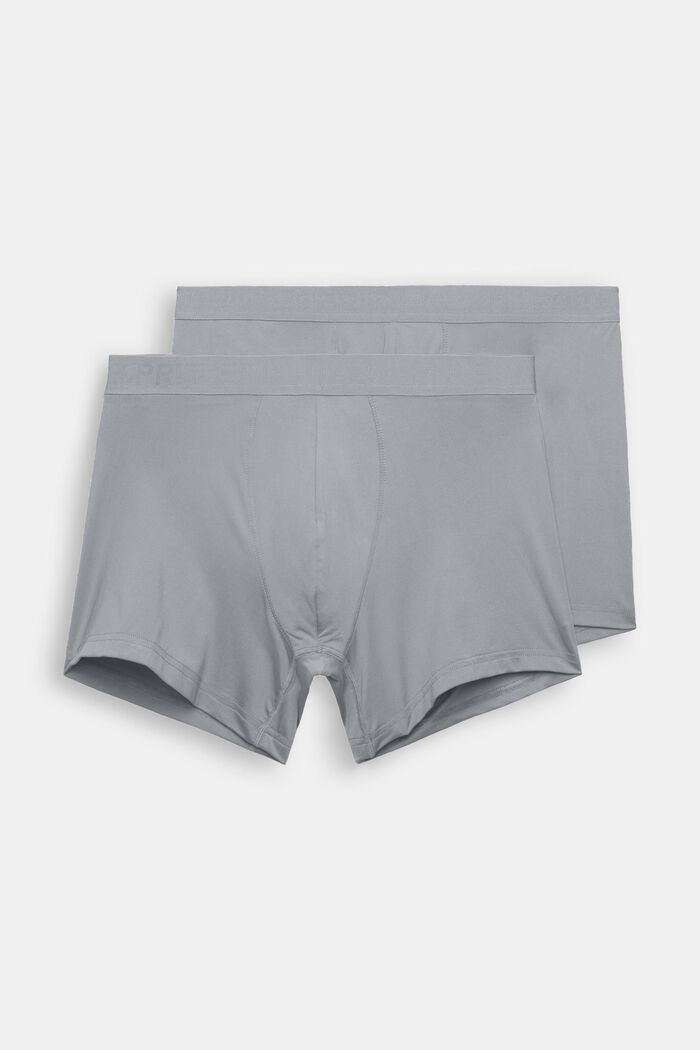 Multipakke med lange shorts i mikrofiber med stretch til mænd, DARK GREY, detail image number 2