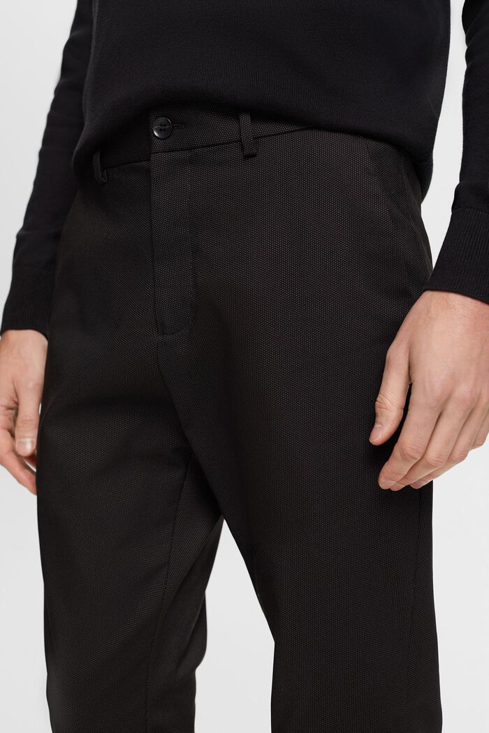 Slim fit bukser, BLACK, detail image number 2