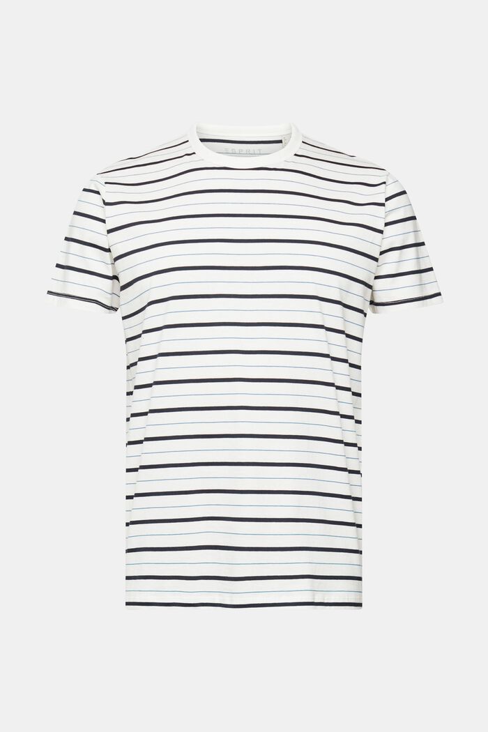 Stribet T-shirt, OFF WHITE, overview
