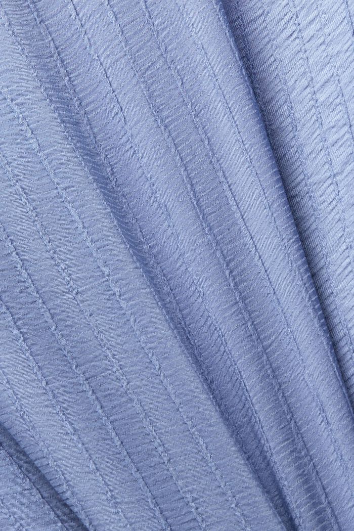 Langærmet bluse med tekstur, BLUE LAVENDER, detail image number 5