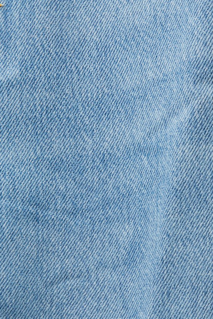 Jeans midi-nederdel, bomuldsmiks, BLUE MEDIUM WASHED, detail image number 6