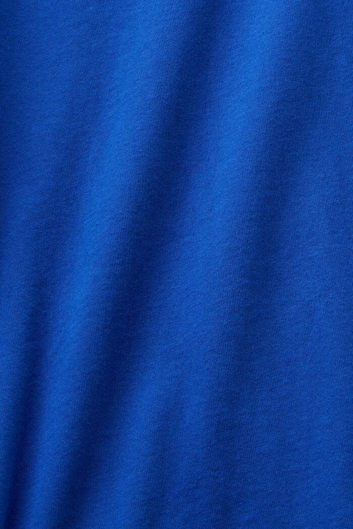 Midikjole i materialemiks, BRIGHT BLUE, detail image number 5