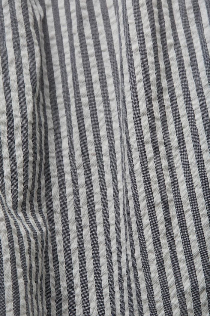 CURVY seersucker-kjole, 100 % bomuld, NAVY, detail image number 5