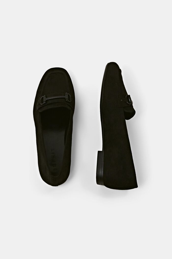 Loafers i imiteret ruskind, BLACK, detail image number 5